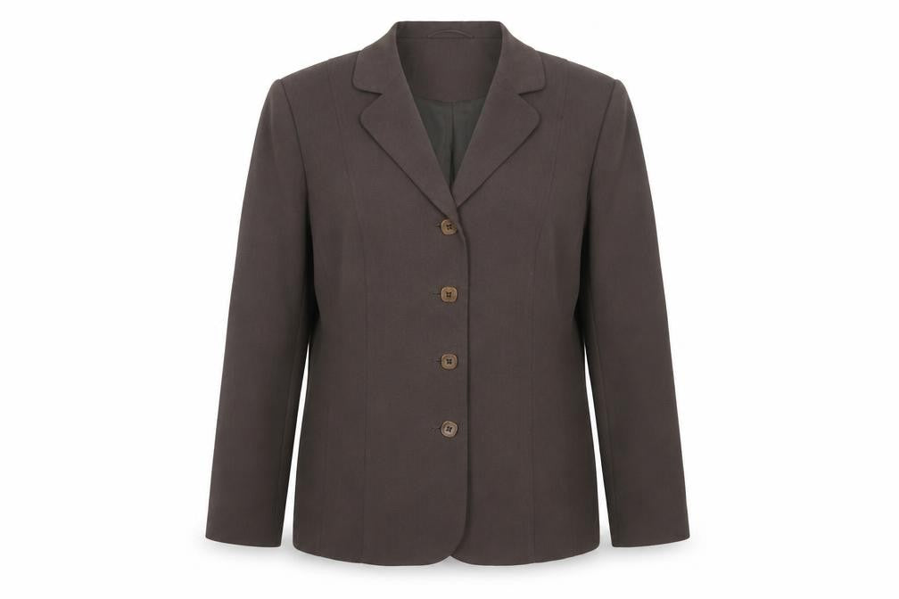 Eastex Women’s Brown Lined Single-Breasted Suit Jacket UK 14