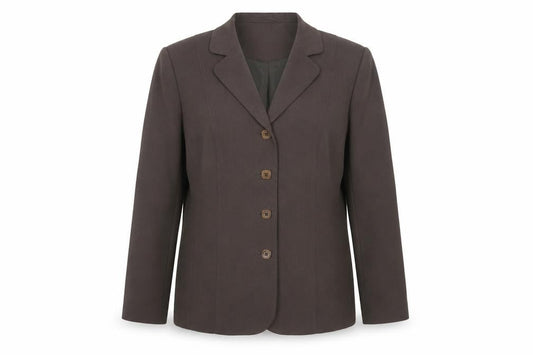 Eastex Women’s Brown Lined Single-Breasted Suit Jacket UK 14