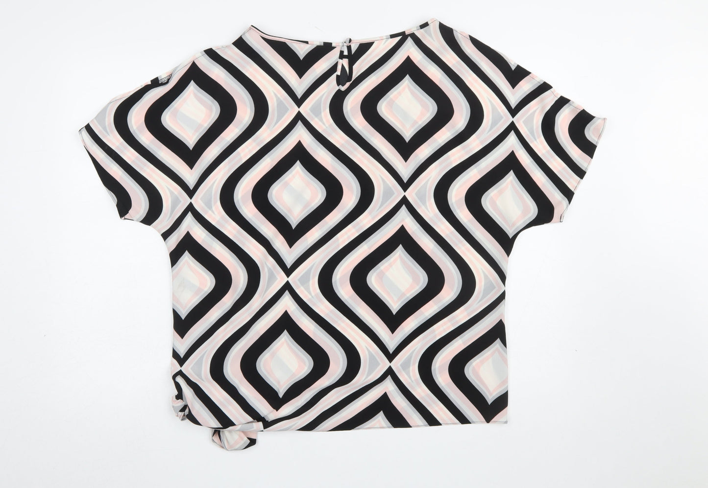 Principles by Ben de Lisi Womens Multicoloured Size 14 Geometric Tunic Blouse