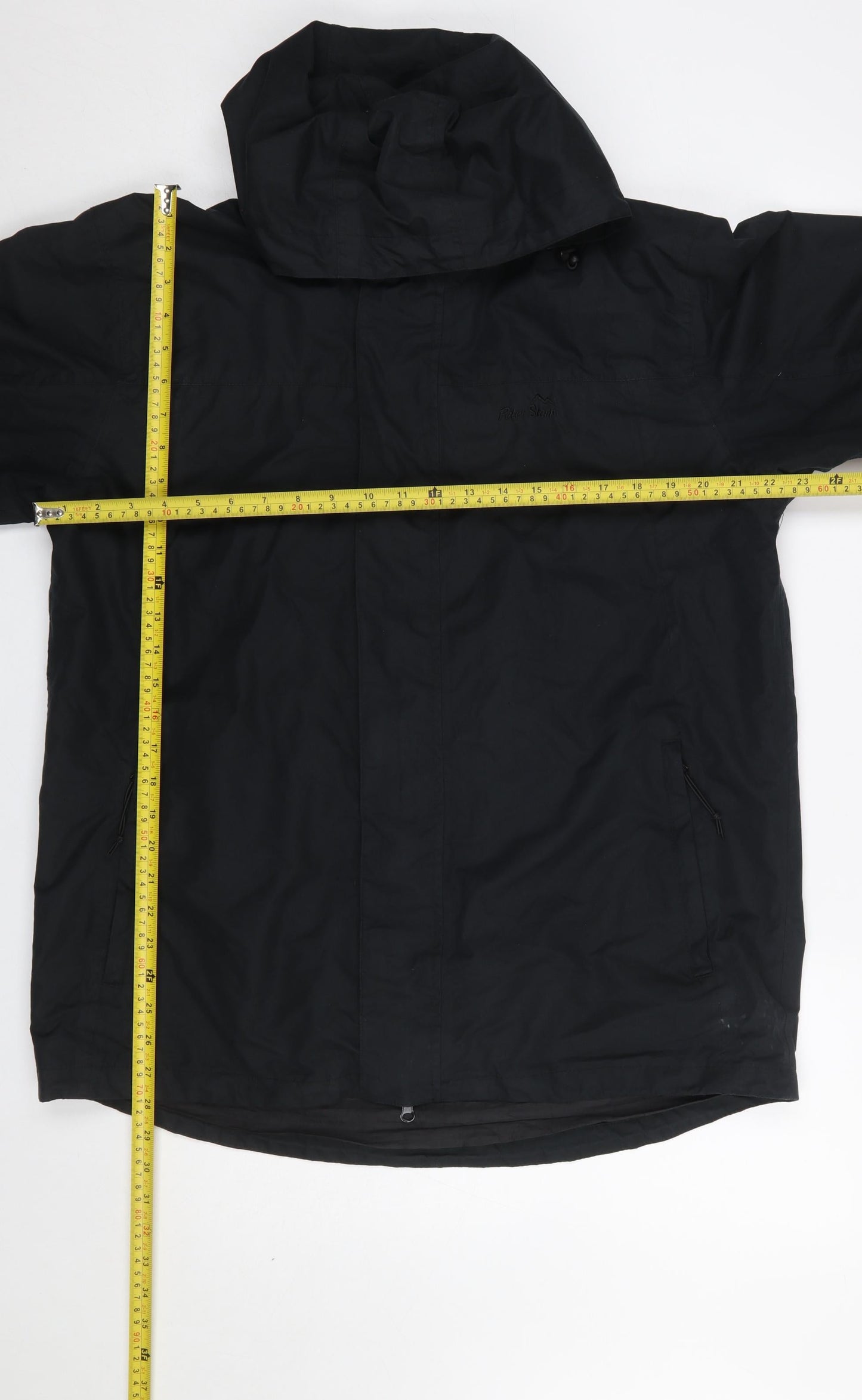 Peter Storm Men's Black Waterproof Hooded Rain Jacket M