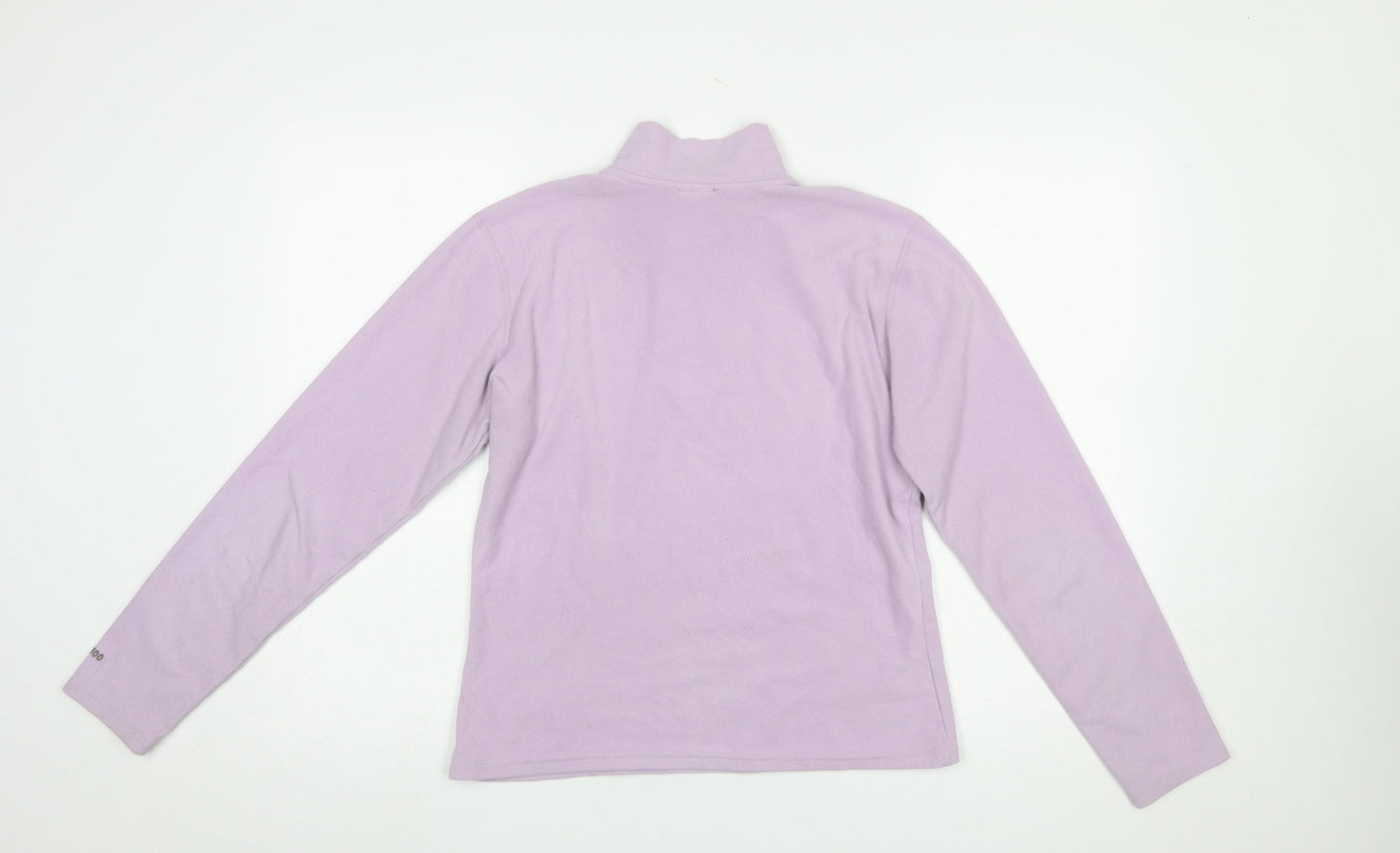 The North Face Women's Purple Fleece 1/4 Zip Pullover Sweatshirt S