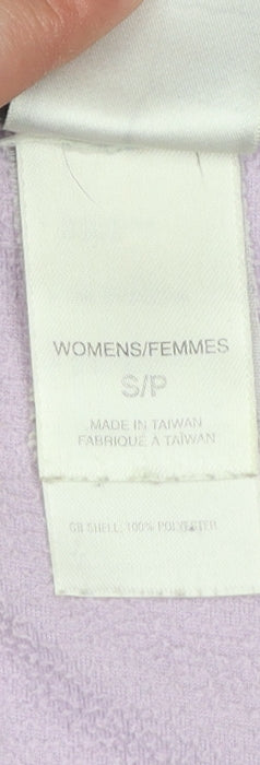 The North Face Women's Purple Fleece 1/4 Zip Pullover Sweatshirt S
