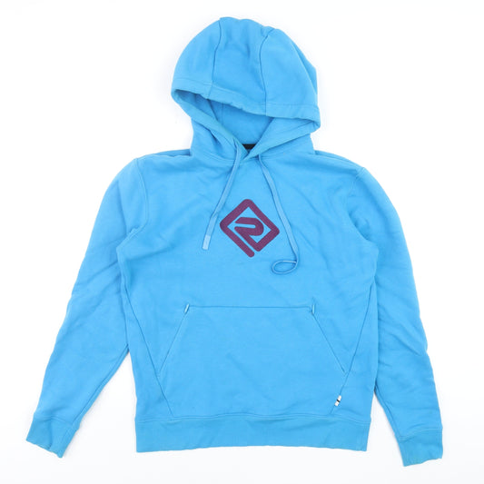 Ronhill Men's Blue Pullover Hoodie Small Sports Fleece Sweatshirt