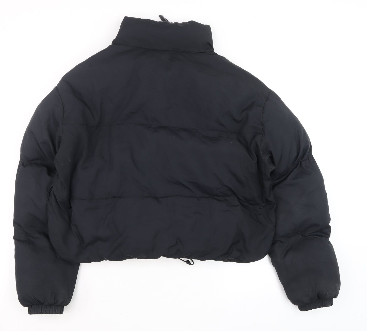 Fabletics Men's Black Puffer Jacket Size S Regular Fit Winter Coat