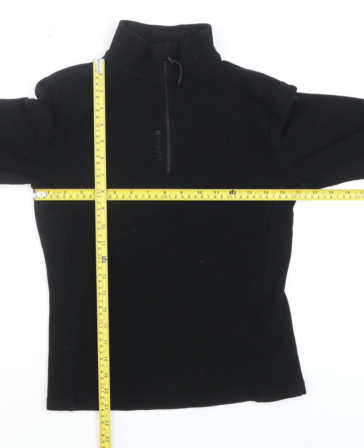 Lafuma Men's Black Fleece 1/2 Zip Pullover Sweatshirt Size S
