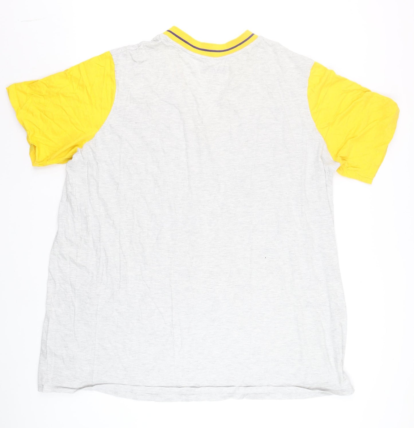 Primark Women’s Grey Los Angeles Lakers 2XL V-Neck T-Shirt