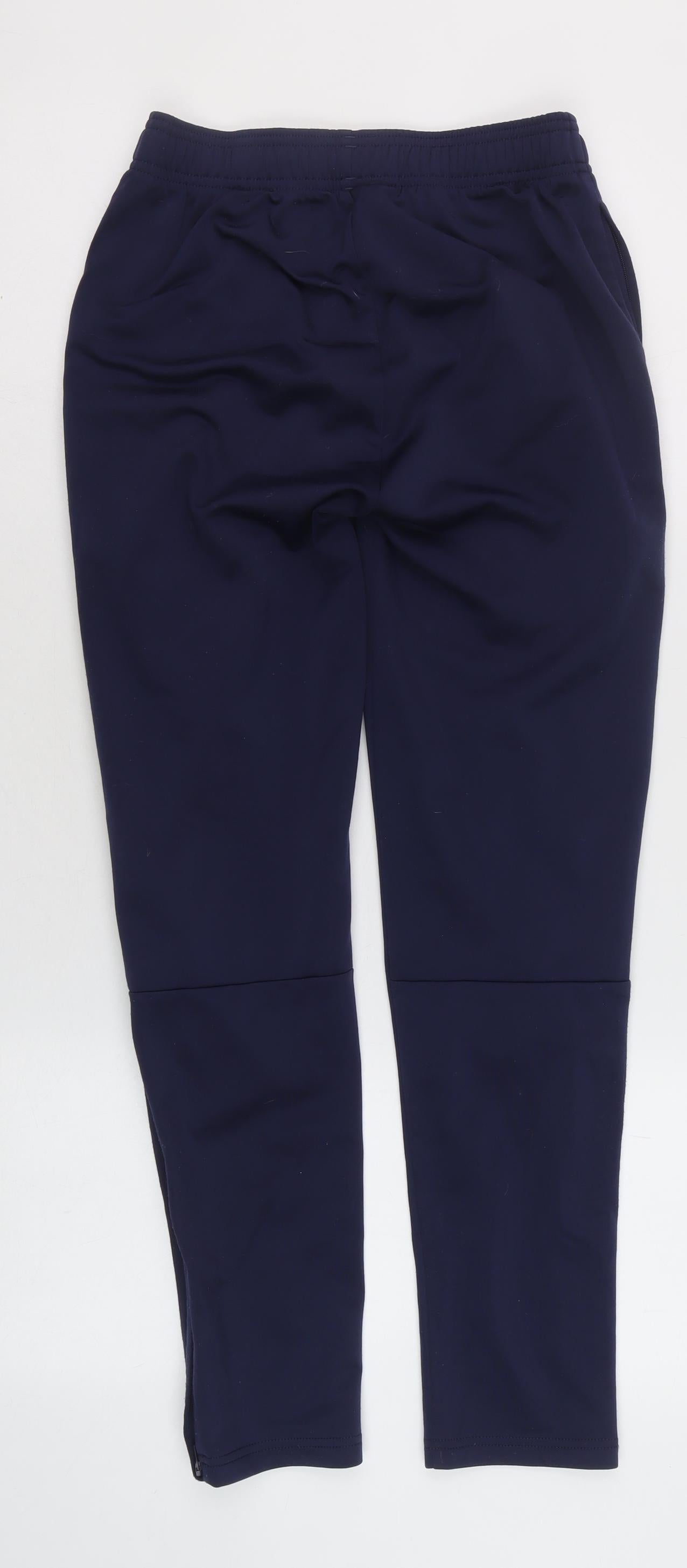 Puma Boys Blue 11-12 Years Track Pants Regular Fit Tapered Sports Trousers