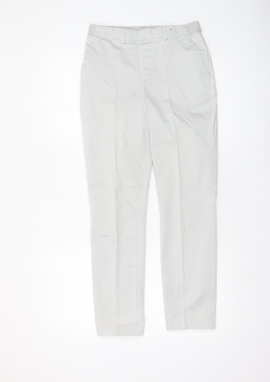 Dunnes Women's Beige Chino Trousers Size 8 Cotton Blend