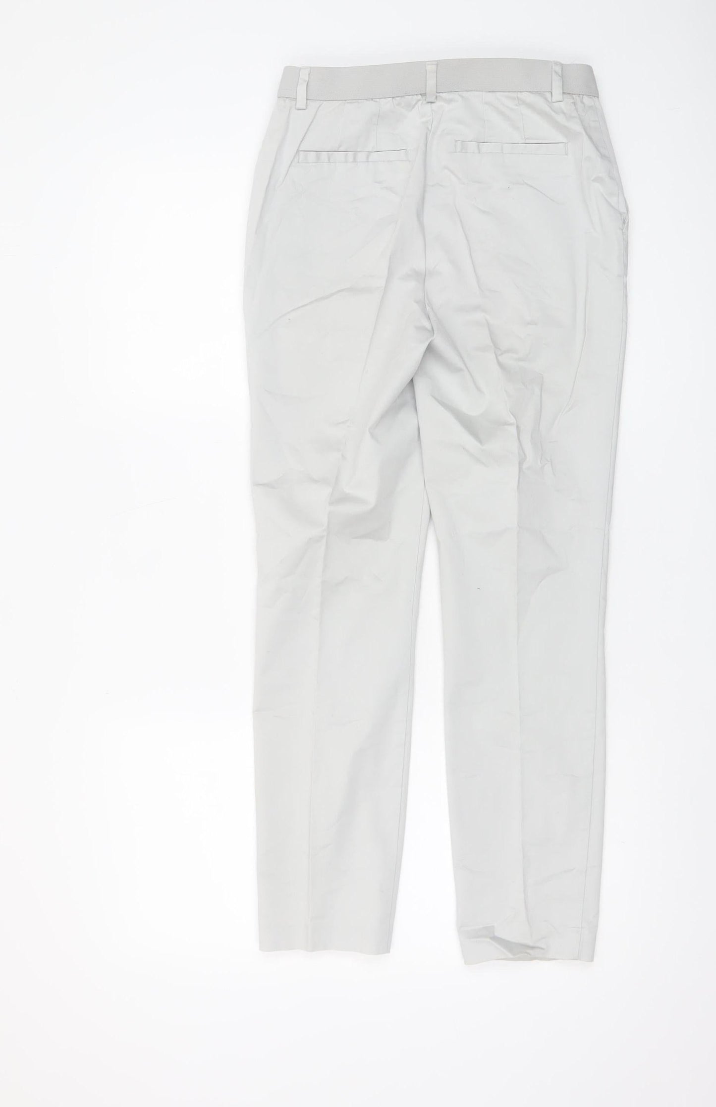 Dunnes Women's Beige Chino Trousers Size 8 Cotton Blend