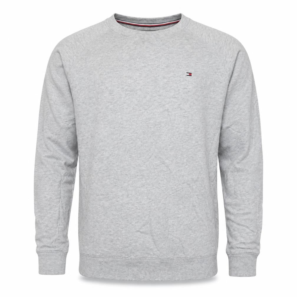 Tommy Hilfiger Men's Grey Crew Neck Cotton Sweatshirt M
