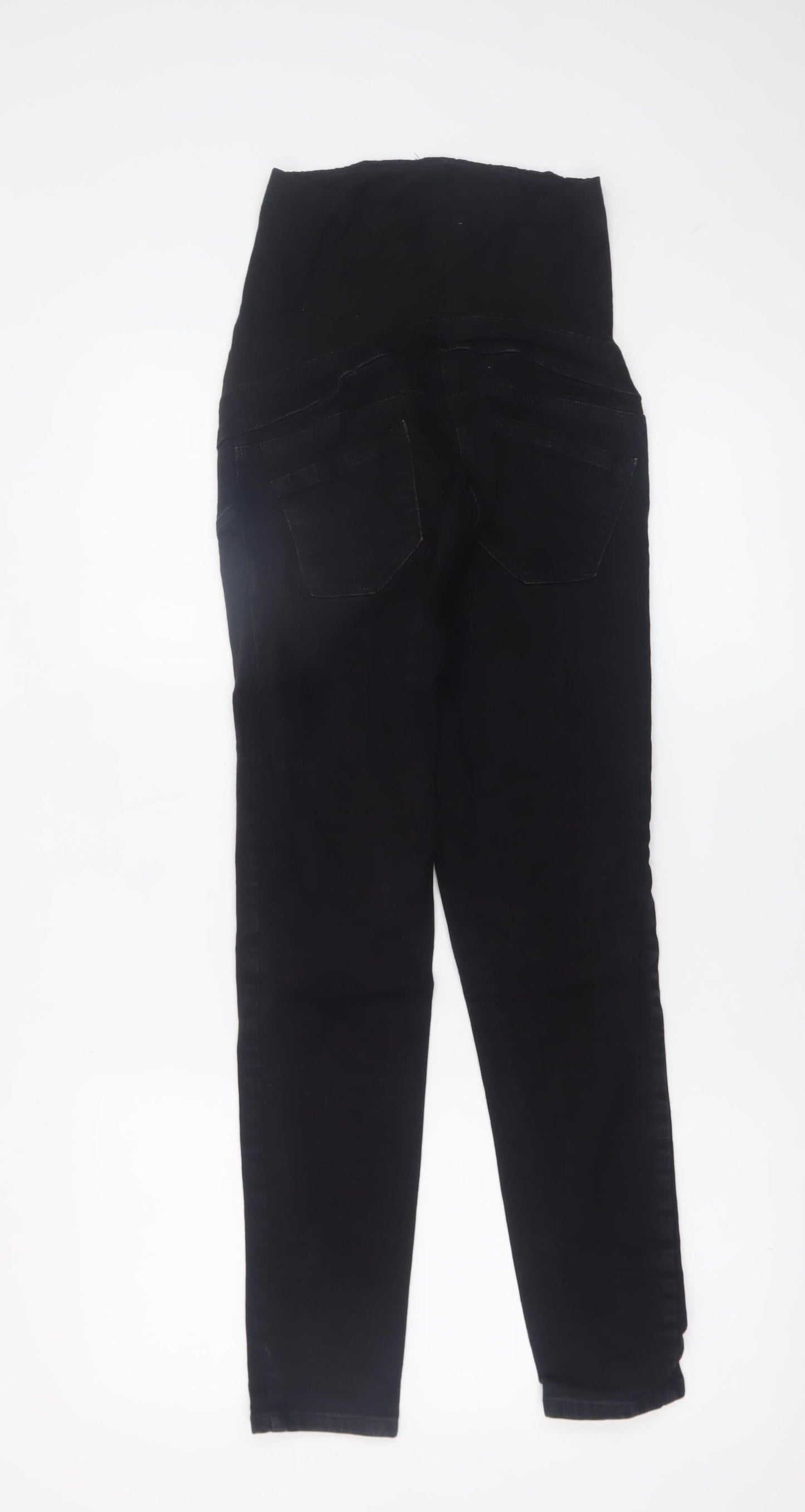 Next Women’s Black Maternity Jegging Jeans Size 8S High Rise Slim Fit
