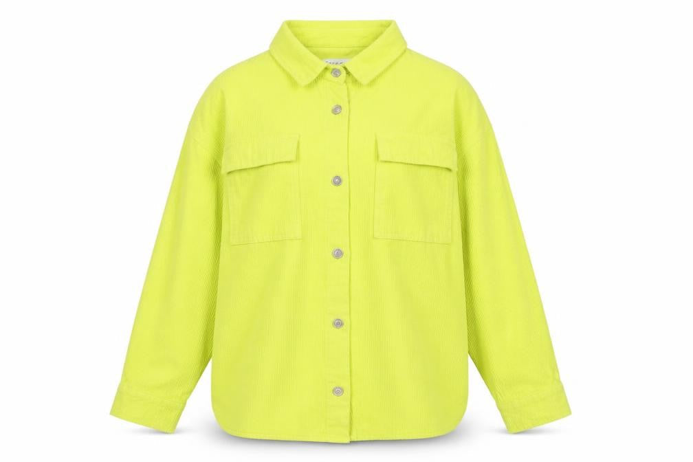 Denim Co. Women Yellow Corduroy Casual Jacket Size L 14-16