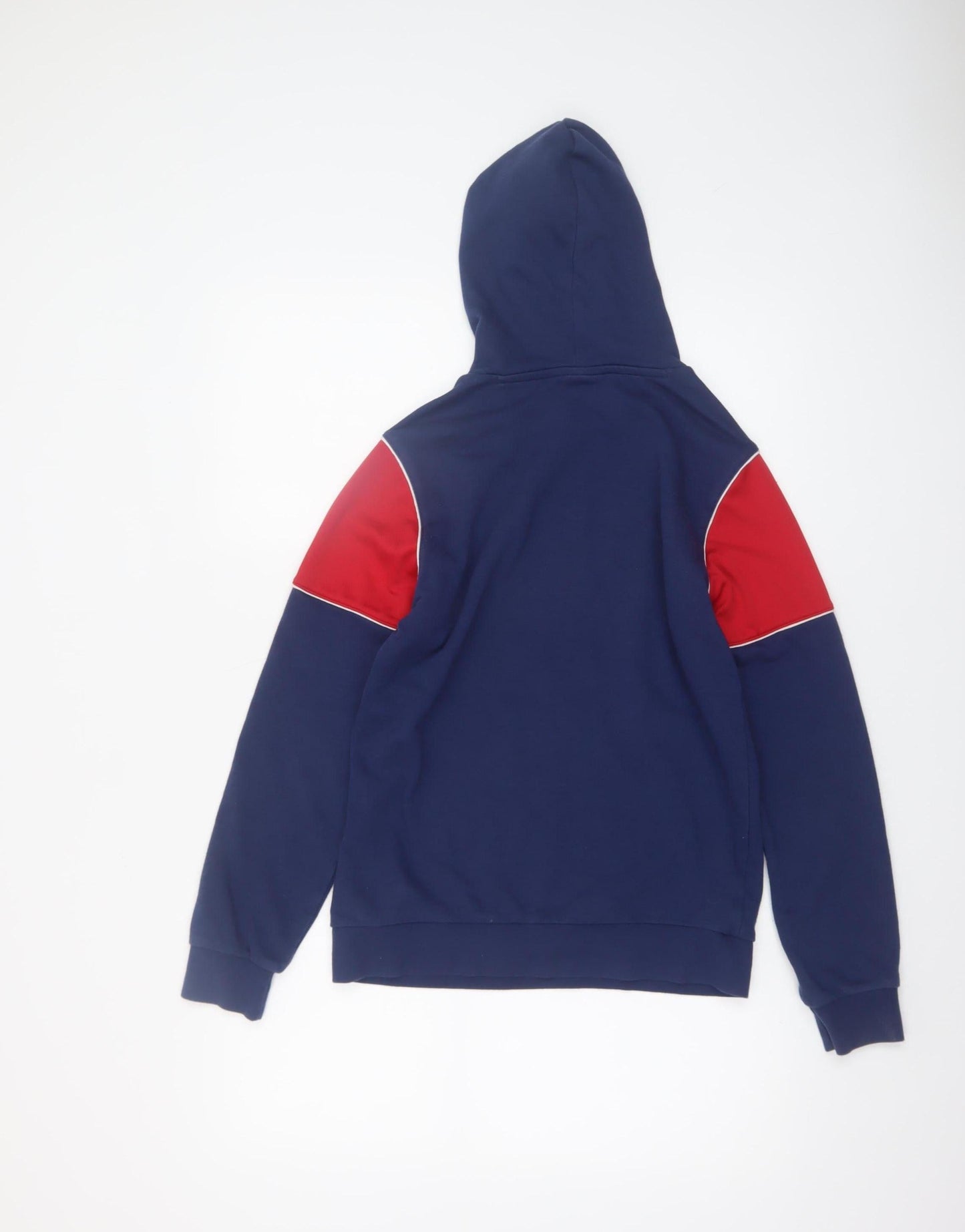 Champion Boys Navy Red Pullover Hoodie XL 13-14 Years Cotton Blend