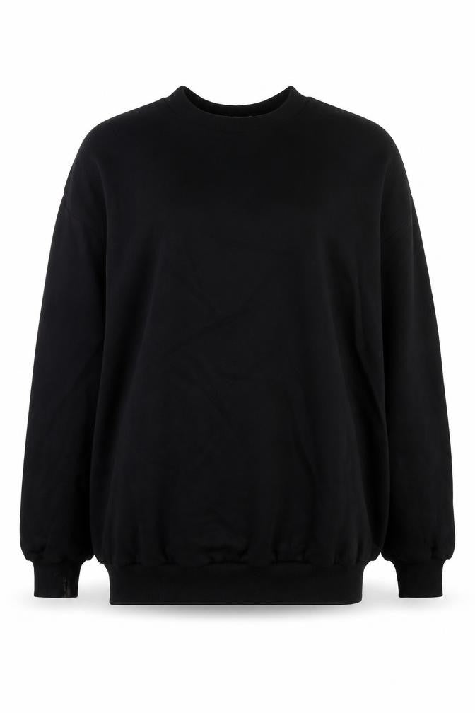 ASOS Design Women’s Black Oversized Cotton Sweatshirt UK 8