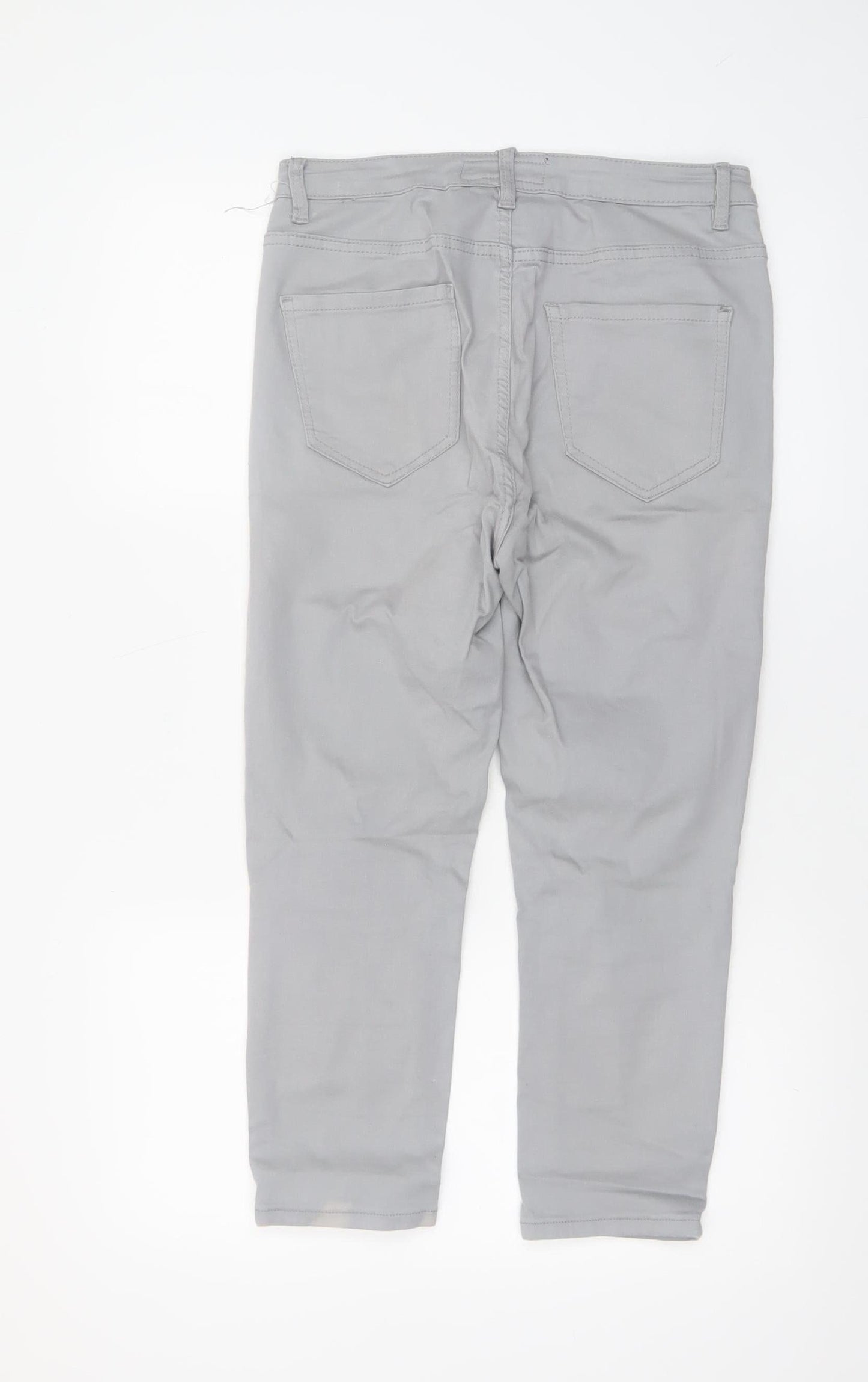 Paco Boutique Women Grey Size 12 Chino Trousers