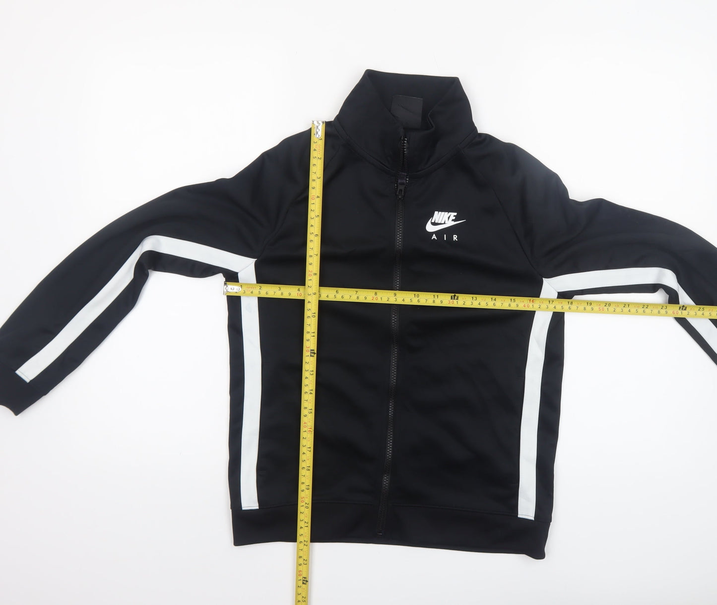 Nike Boys Black Track Jacket L 147-158cm Full Zip Activewear Top