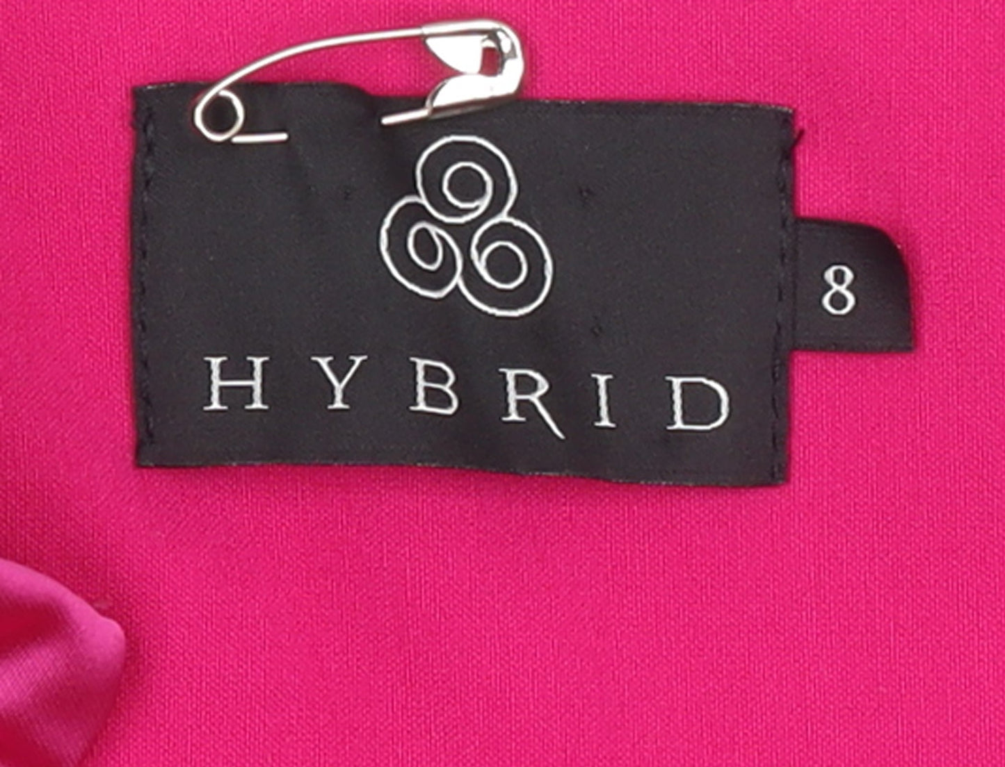 Hybrid Women's Pink Size 8 Bodycon Knee Length Dress
