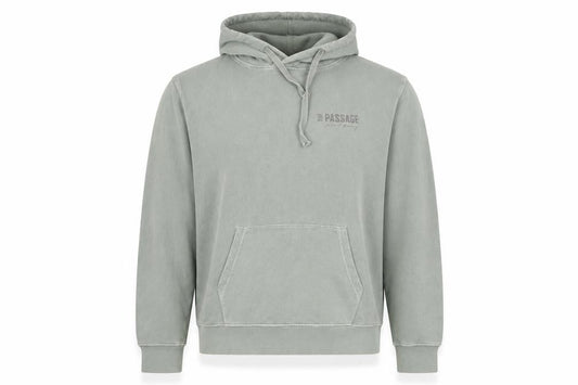 T Name Men's Green Small Pullover Hoodie with Logo Print