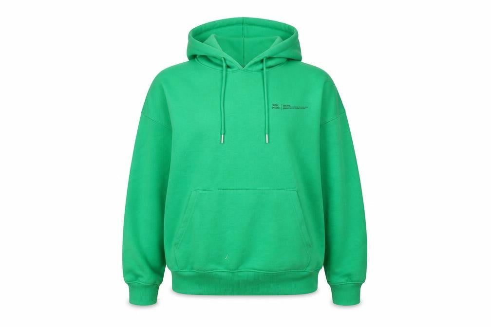 Boohoo Women's Green Small Pullover Hoodie – Casual Relaxed Fit Sweatshirt