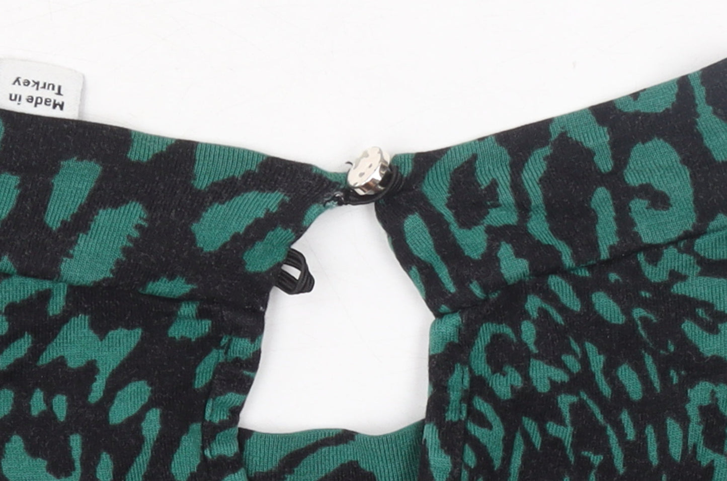 Dorothy Perkins Women’s Green Animal Print Shift Dress Size 14