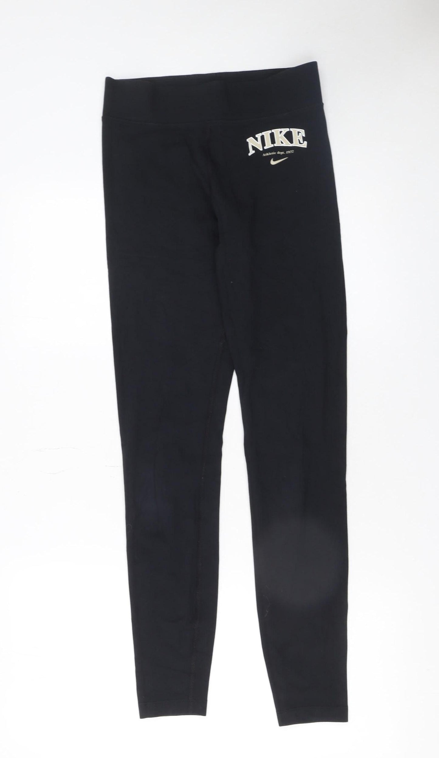 Nike Women’s Black Ankle Leggings Size S Cotton Blend Stretch