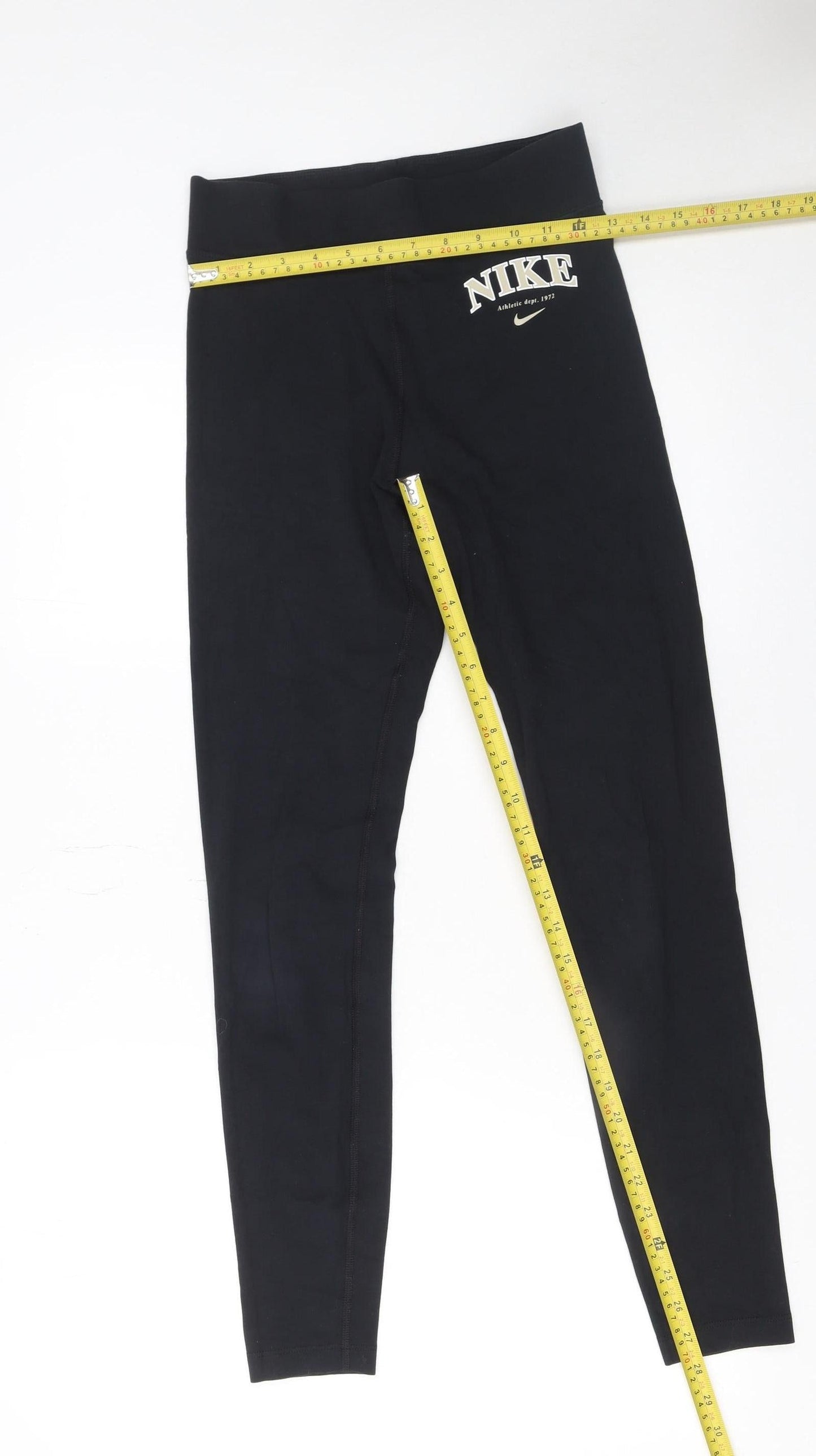 Nike Women’s Black Ankle Leggings Size S Cotton Blend Stretch