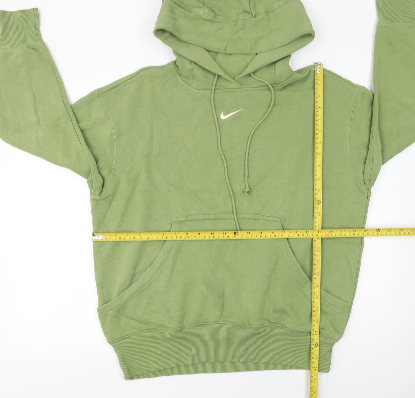 Nike Women’s Green Pullover Hoodie Small Cotton Blend Sweatshirt