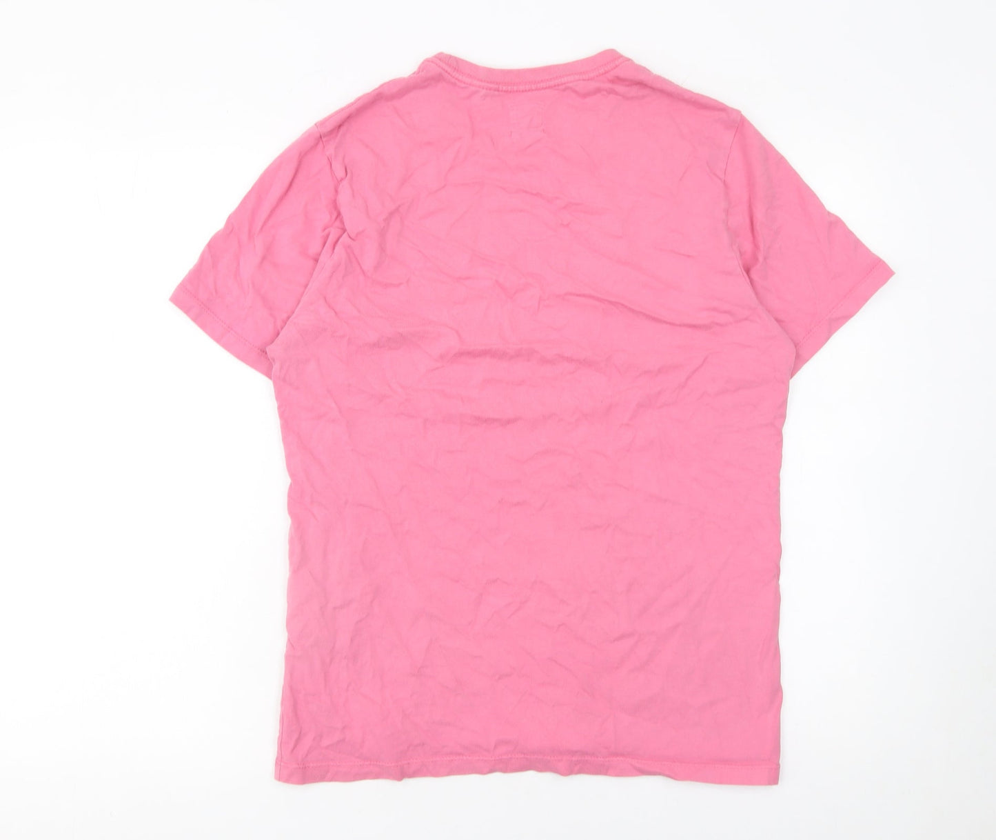 Levi's Men's Pink Cotton Crew Neck Standard Fit T-Shirt Size S