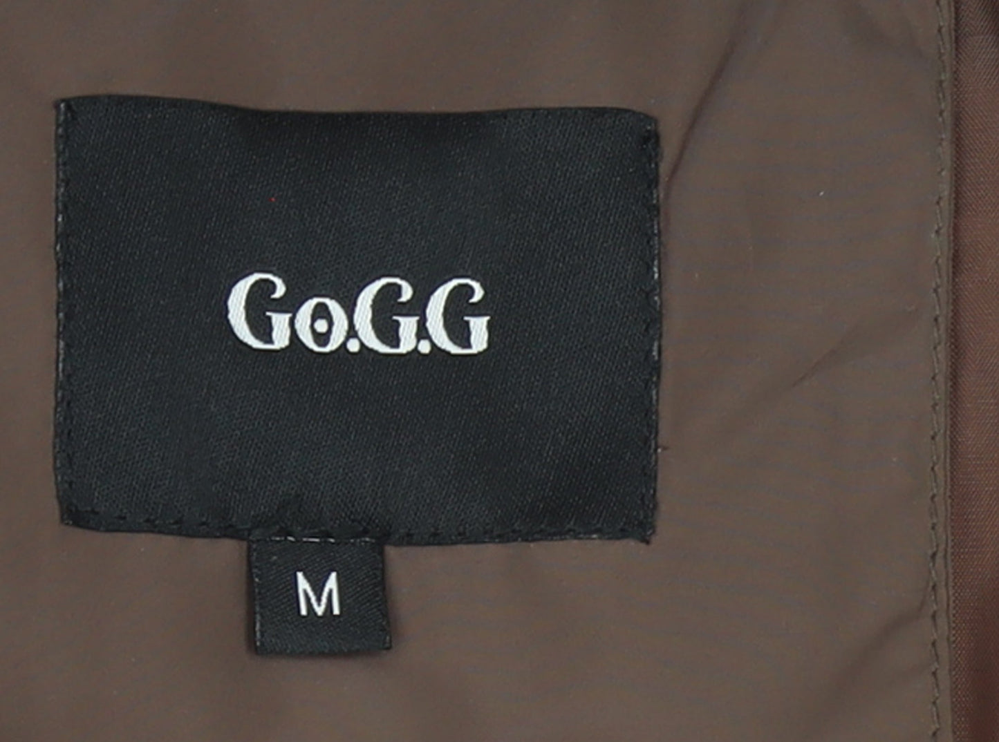 Go.G.G Women Brown Belted Puffer Coat M Mid-Length Quilted Winter Jacket