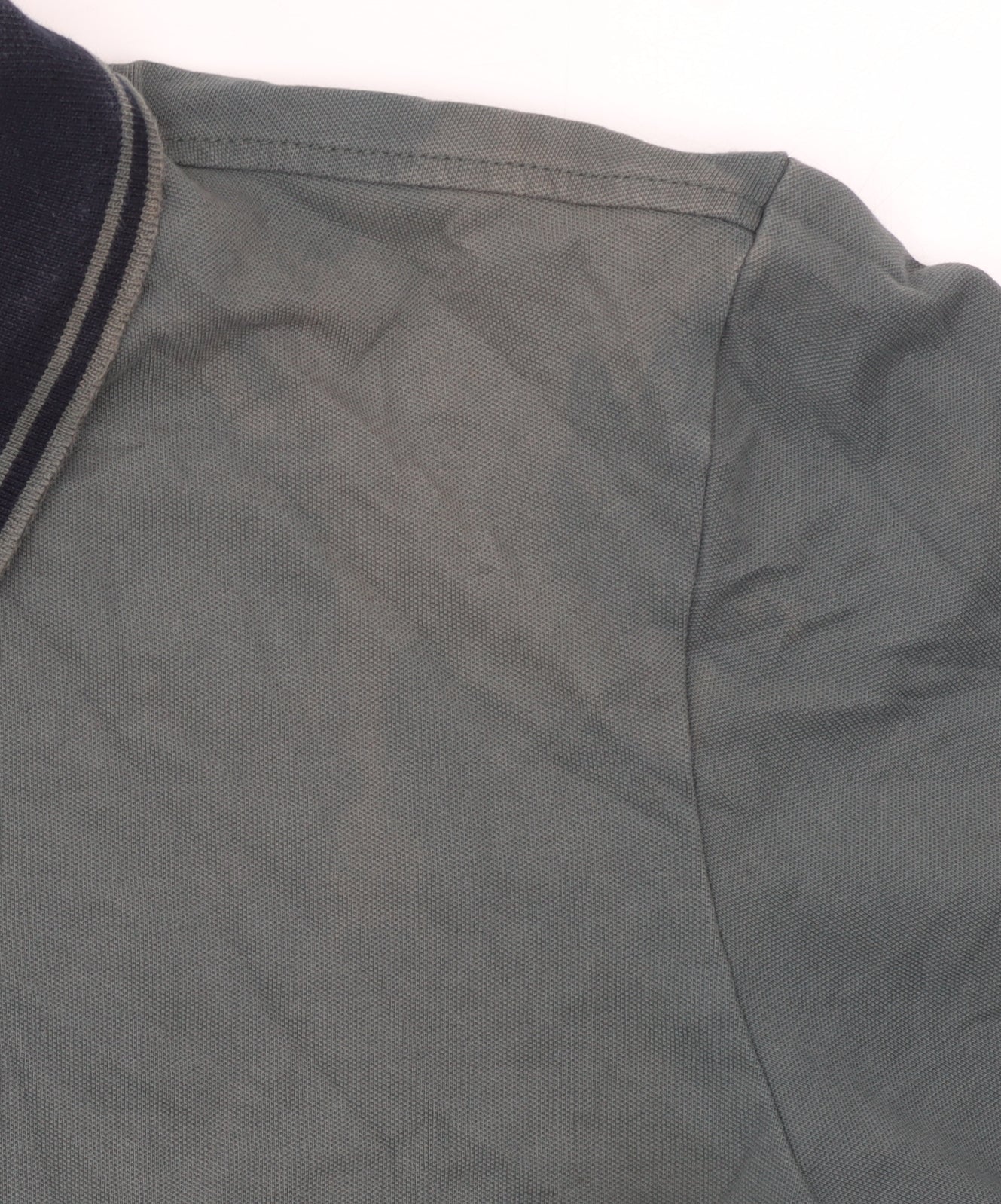 Diesel Men's Grey Cotton Elastane Polo Shirt Medium