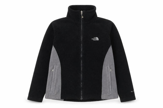 The North Face Womens Black Fleece Full Zip Jacket Size M