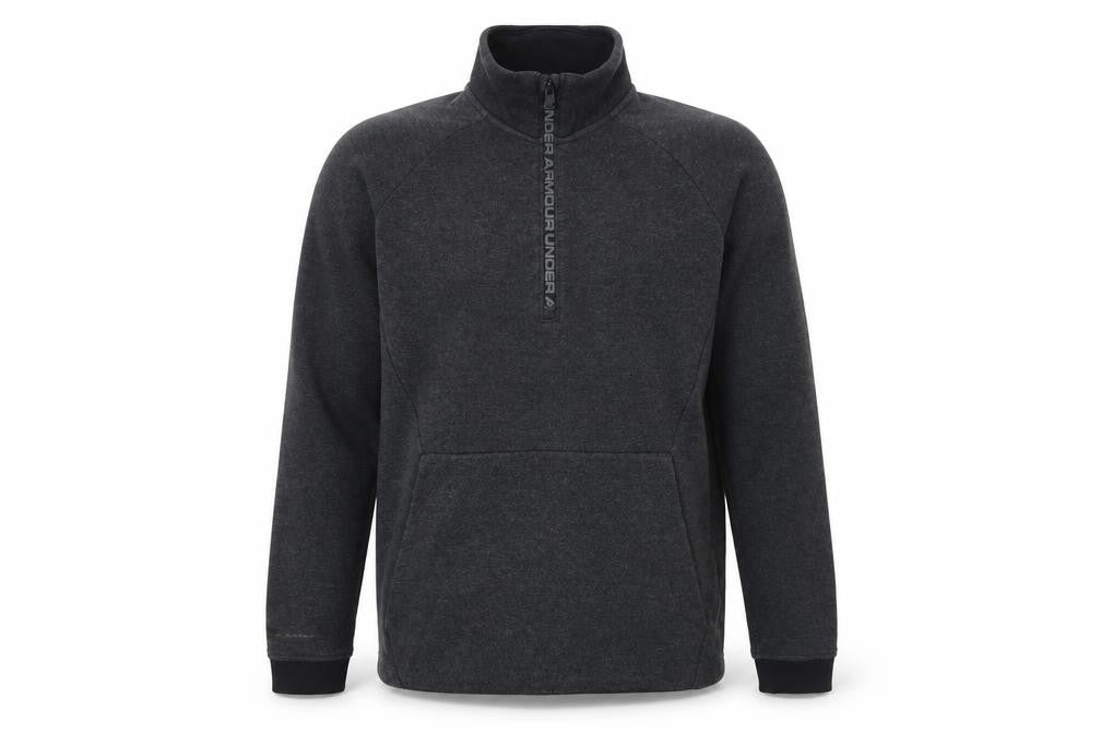 Under Armour Men's Grey 1/4 Zip Fleece Sweatshirt Size S