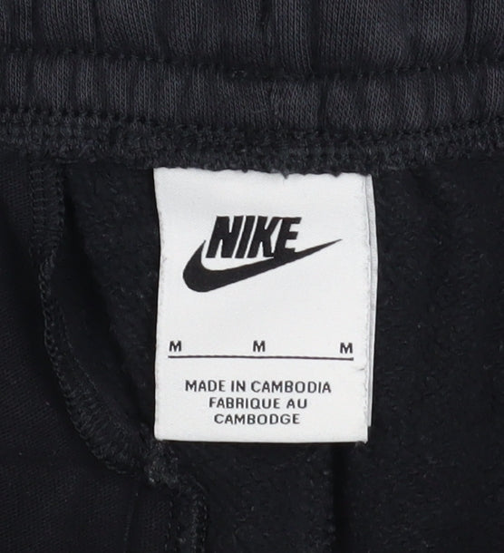 Nike Men's Black Jogger Fleece Trousers Size M Regular Fit
