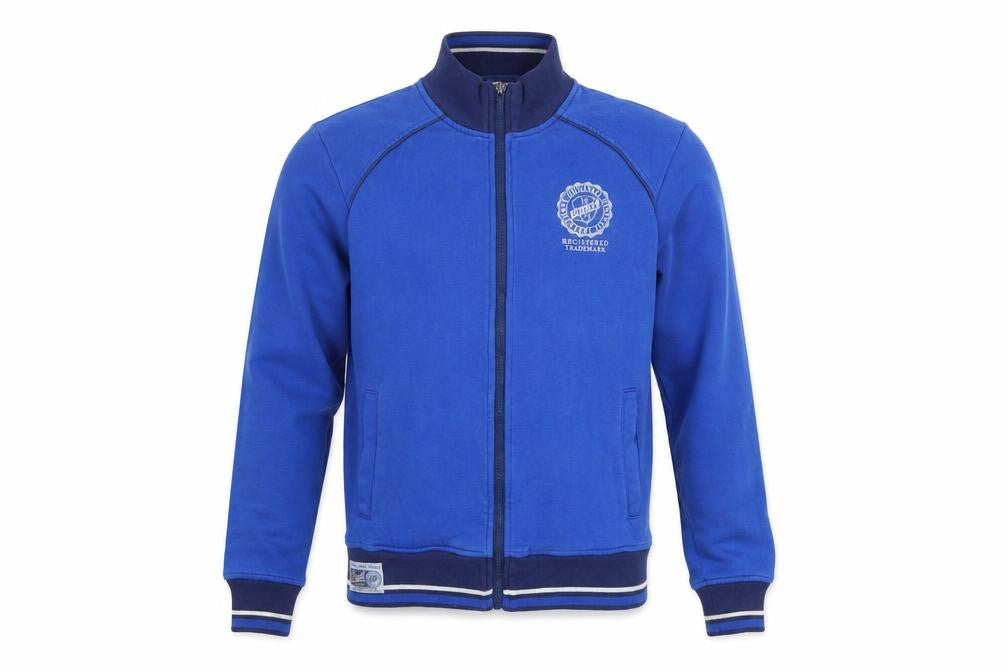 Diesel Jeans Men's Blue Medium Track Jacket Full Zip Casual Sportswear
