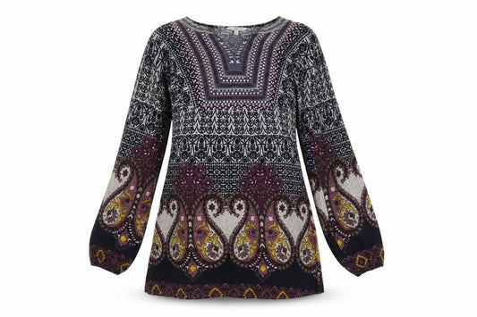 New Look Women’s Multicoloured Paisley Shift Dress Size 8
