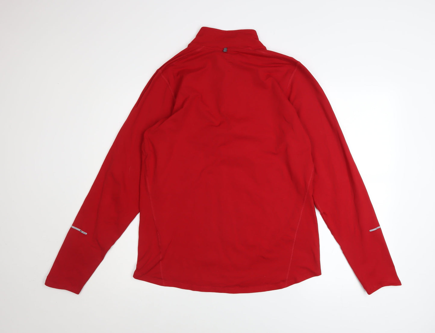 Nike Men's Red Dri-FIT 1/2 Zip Running Sweatshirt Size M