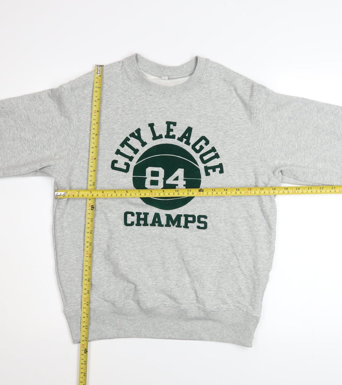 Uniqlo Boys Grey City League Champs Pullover Sweatshirt 13 Years