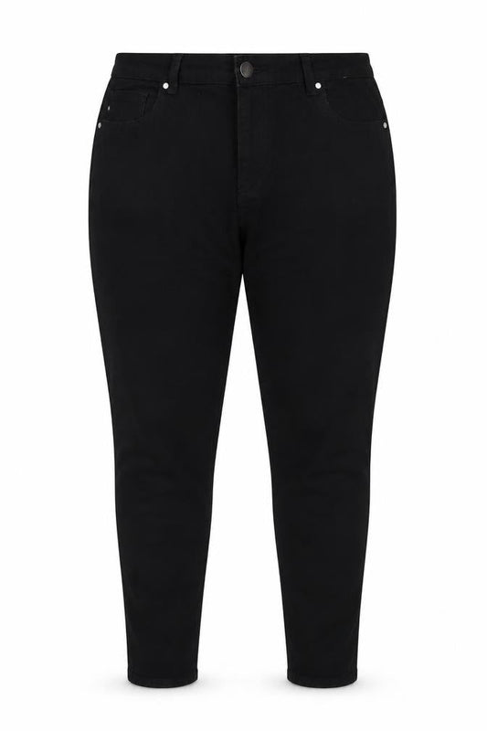 Denim Co. Women's Black Skinny Jeans Size 14 Slim Fit Mid Rise