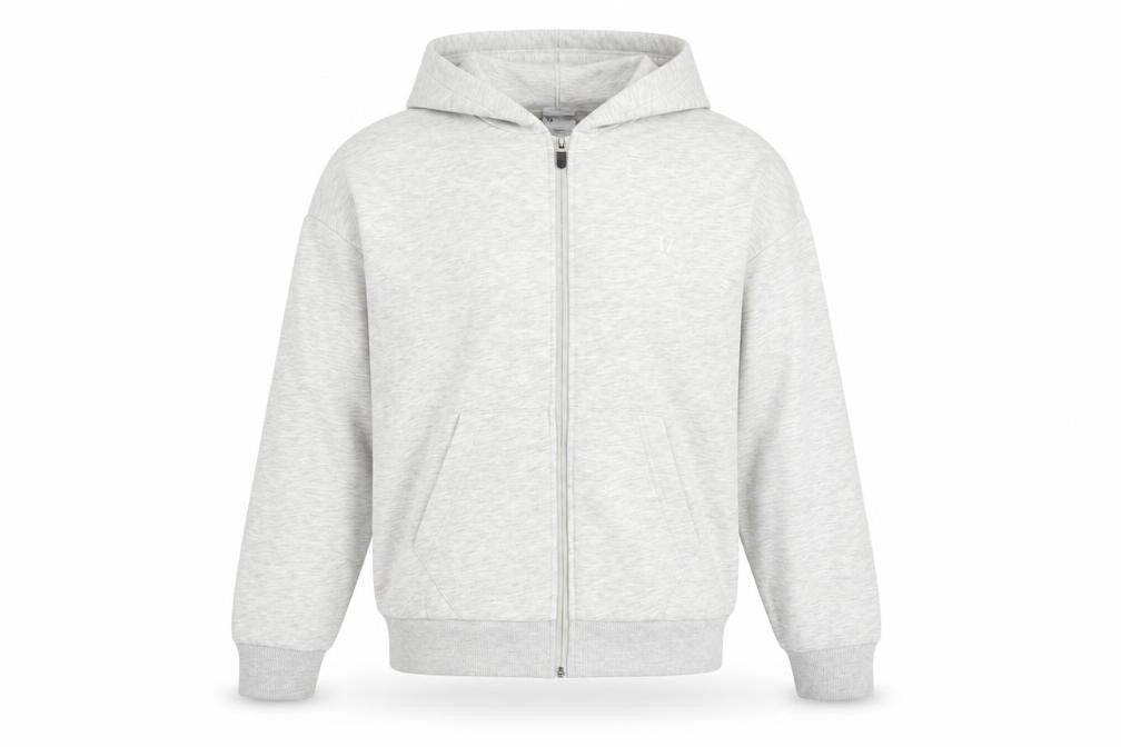 Myprotein Men's Grey Full Zip Hoodie Size M Regular Fit