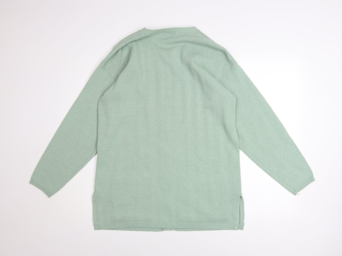 Akal Collection Women’s Green Long Sleeve Acrylic Cardigan L
