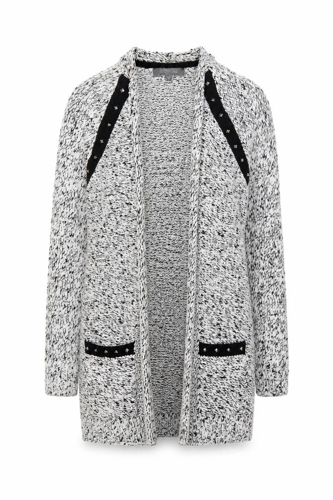 Marks & Spencer Women’s Grey Studded Open Knit Cardigan Size 10