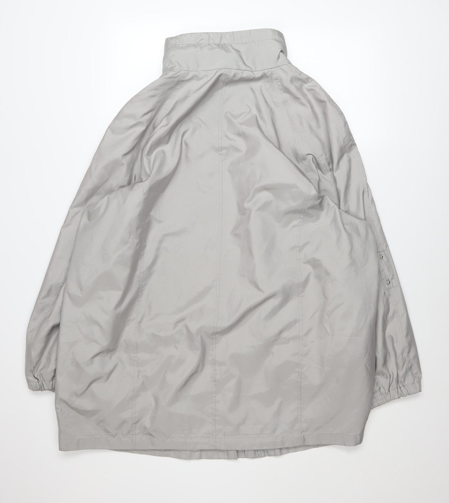 Windsmoor Women Grey XL Water Resistant Mid-Length Rain Coat Jacket