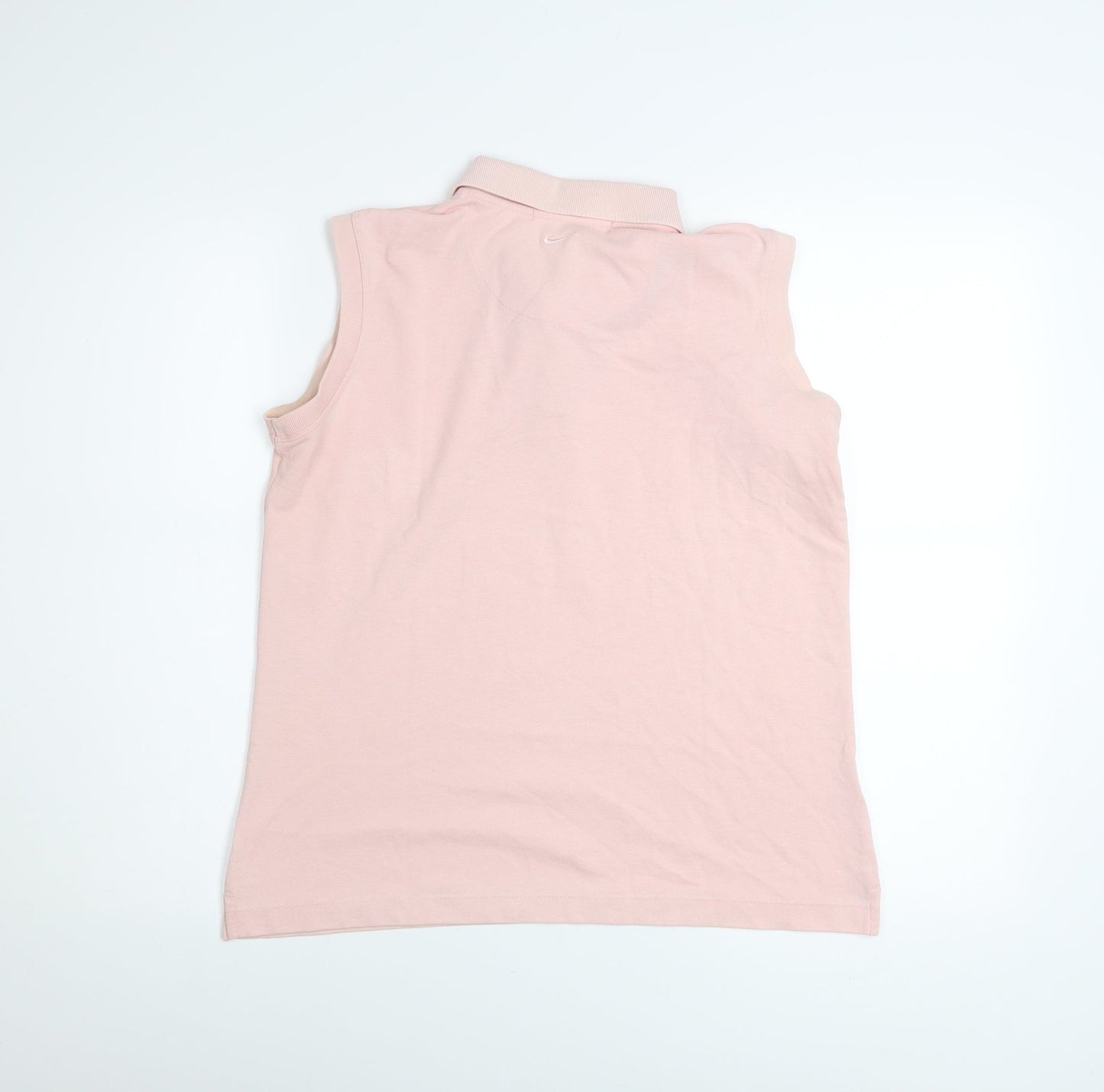 Nike Golf Women's Pink Sleeveless Polo Top Size S Dri-Fit Activewear