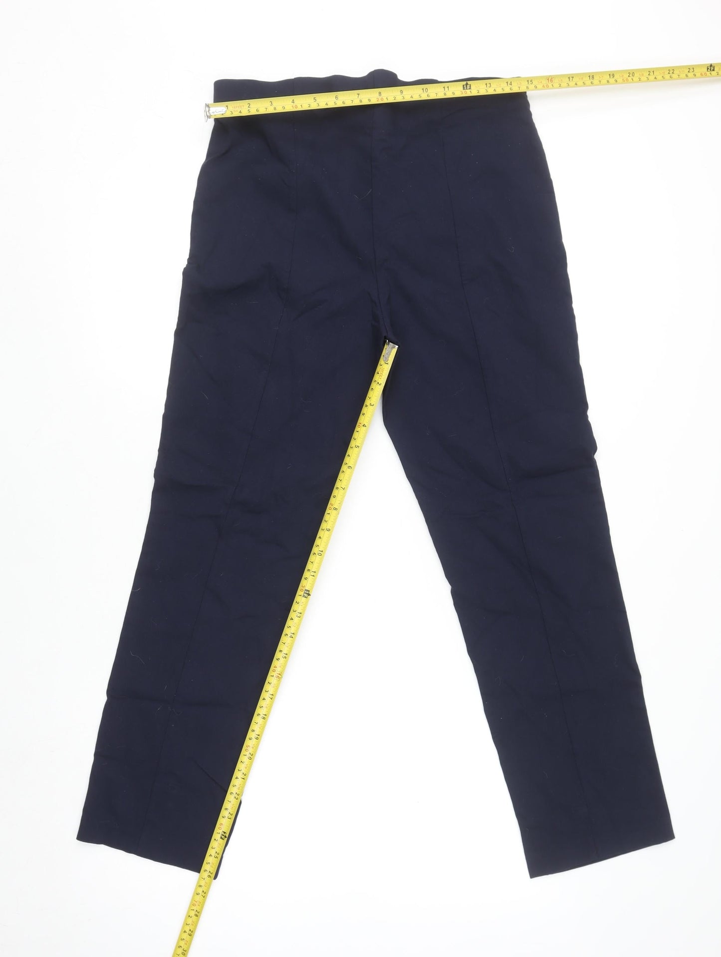Dunnes Women’s Blue Stretch Straight Leg Trousers Size M