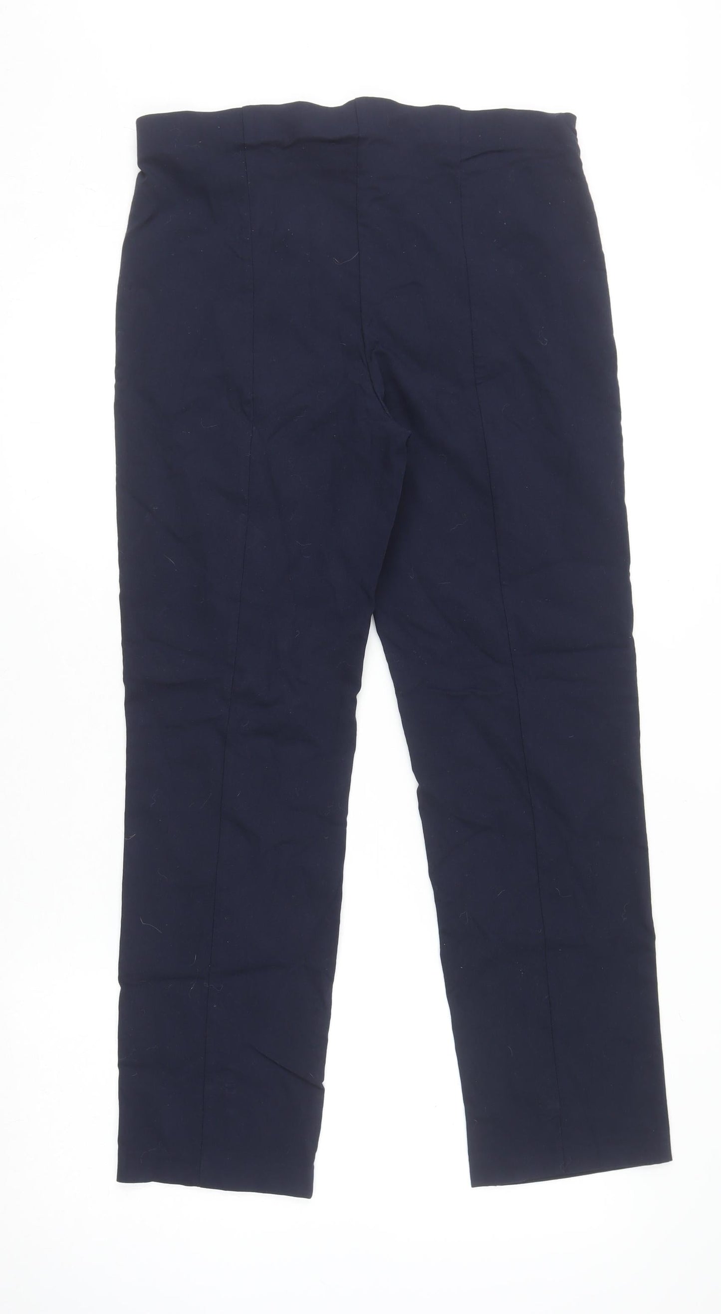 Dunnes Women’s Blue Stretch Straight Leg Trousers Size M