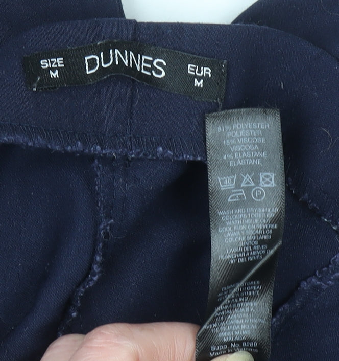 Dunnes Women’s Blue Stretch Straight Leg Trousers Size M
