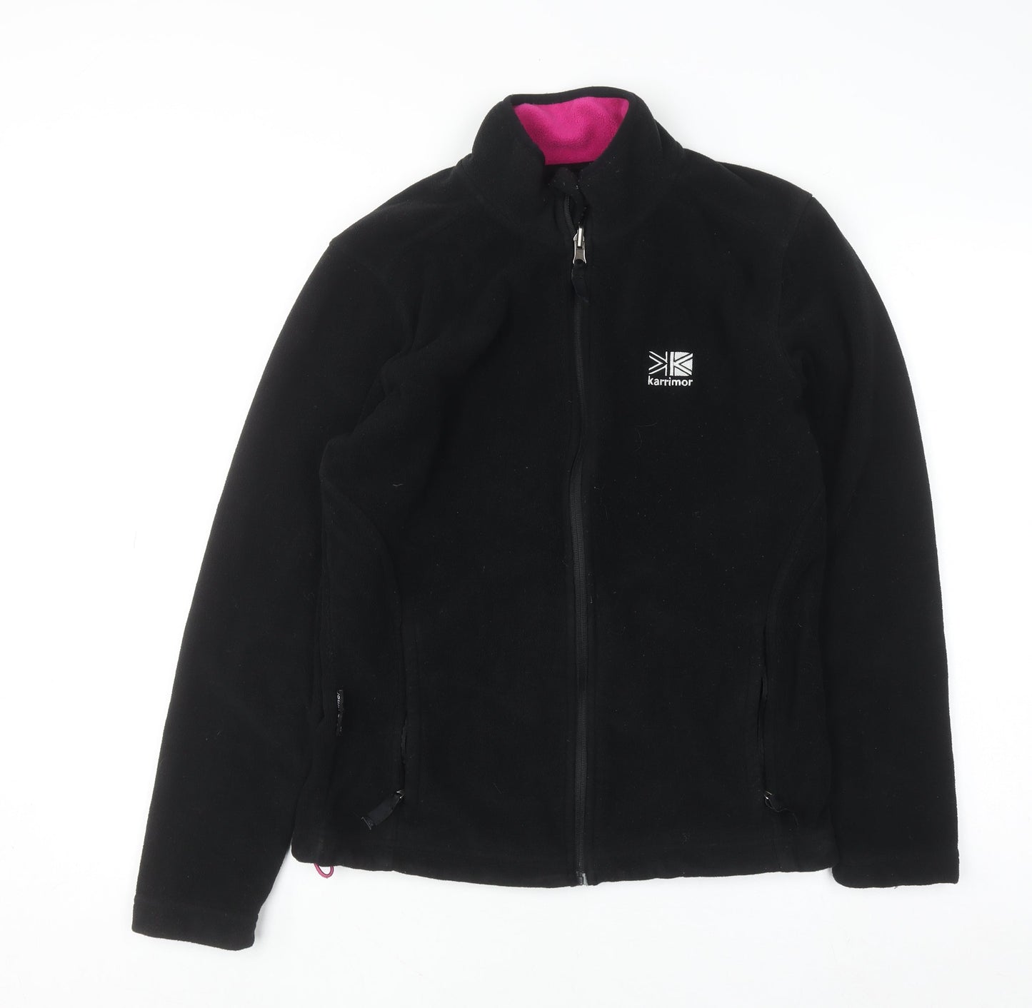 Karrimor Women's Black Full Zip Fleece Sweatshirt Size 10