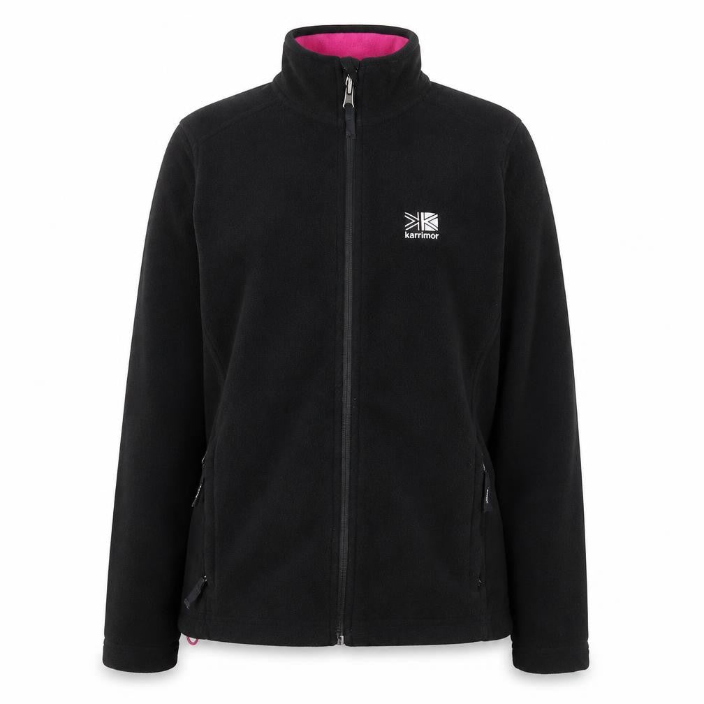 Karrimor Women's Black Full Zip Fleece Sweatshirt Size 10