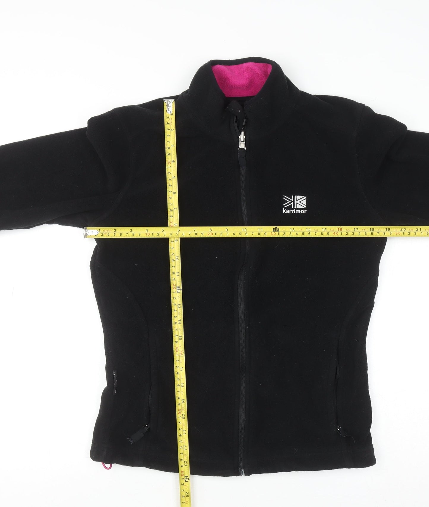 Karrimor Women's Black Full Zip Fleece Sweatshirt Size 10