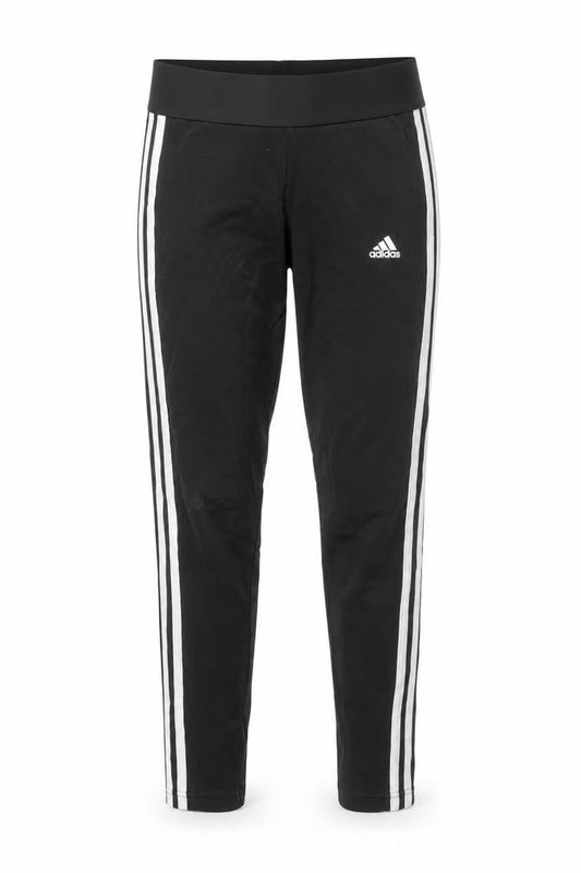 Adidas Womens Black Slim Fit Leggings Side Stripe Small